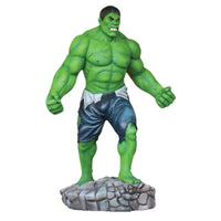 Angry Green Man Standing Superhero Life Size Statue