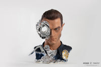 Terminator 2 T-1000 1:1 Head Bust Statue