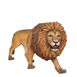 Lion Walking Life Size Statue