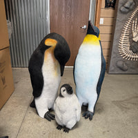 Penguin Family Set of 4 Statues