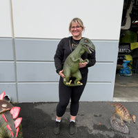 Baby T-Rex Dinosaur No Net Life Size Statue