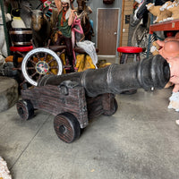 Pirate Cannon Life Size Statue