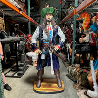 Pirate Captain Jack Life Size Statue