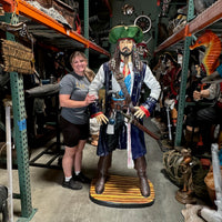 Pirate Captain Jack Life Size Statue