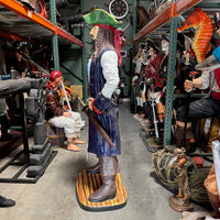 Pirate Captain Jack Life Size Statue