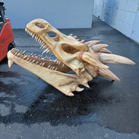 Jumbo Dragon Skull Life Size Statue