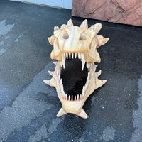 Jumbo Dragon Skull Life Size Statue