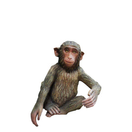 Monkey Hunky Chimpanzee Life Size Statue