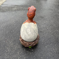 Raptor Dinosaur Hatching Life Size Statue