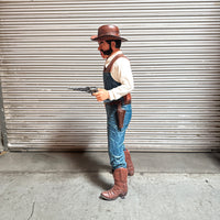 Angry Cowboy Billy Life Size Statue