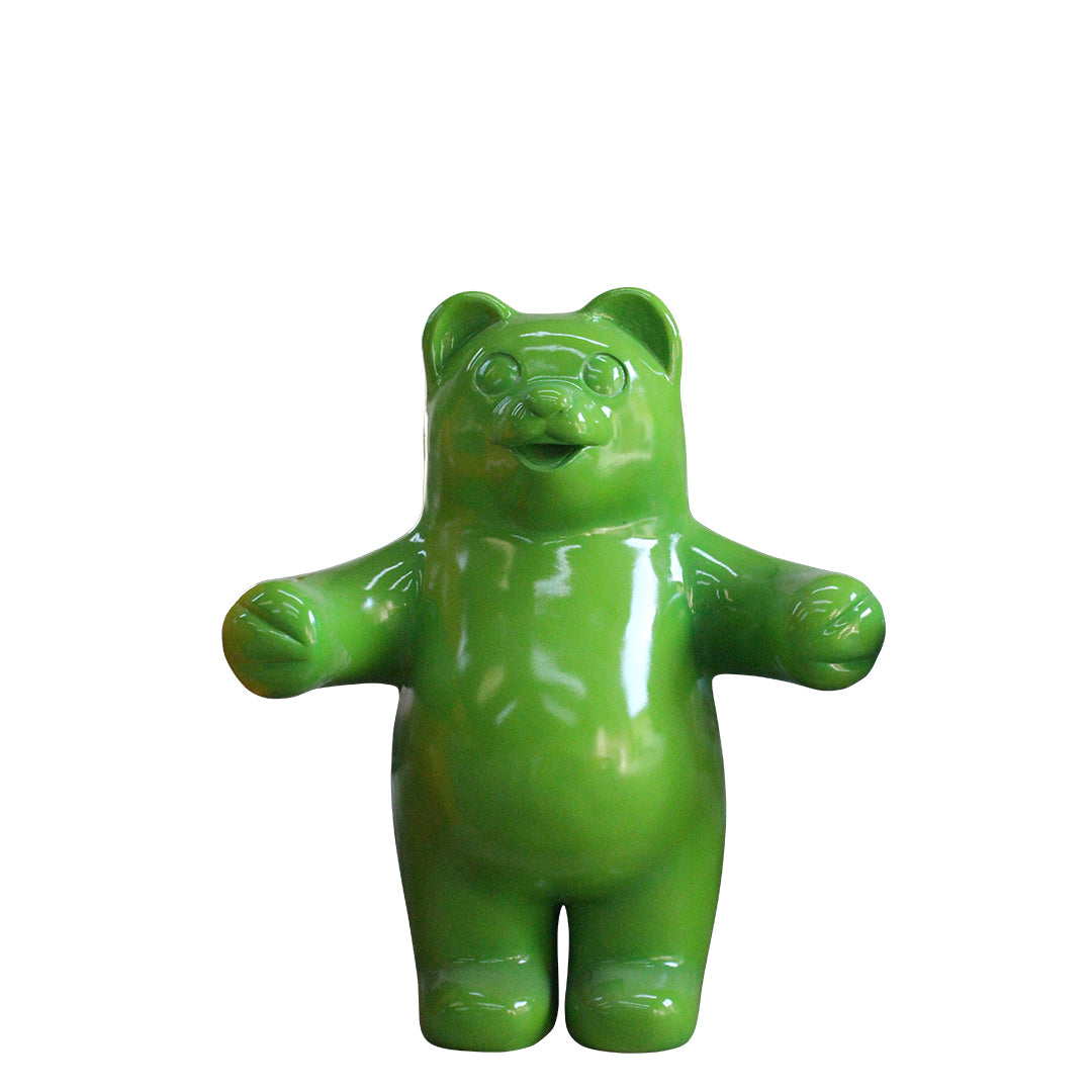 Giant gummy bear ornaments. #candylandtree #giantgummybear #gummybearo