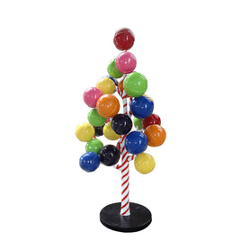 Rainbow Gumball Lollipop Candy Tree Over Sized Statue