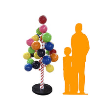 Rainbow Gumball Lollipop Candy Tree Over Sized Statue