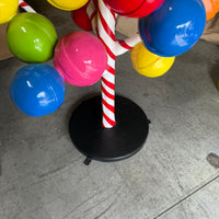 Rainbow Gumball Lollipop Candy Tree Over Sized Statue