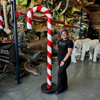 Peppermint Candy Cane Over Sized Statue