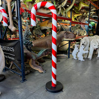 Peppermint Candy Cane Over Sized Statue