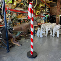 Peppermint Candy Cane Over Sized Statue