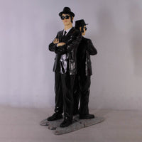 Comedian Brothers On Asphalt Life Size Statue