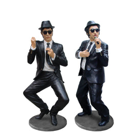 Comedian Brothers Performing Life Size Statue