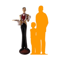 Frenchman Butler Life Size Statue