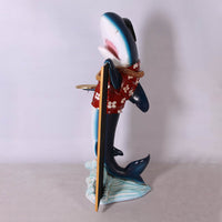 Large Shark Butler Statue