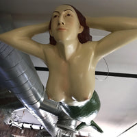 Hanging Mermaid Life Size Statue