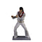 Singer Elvis In White Standing Life Size Statue