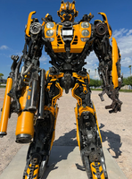 Bumblebee Inspired Recycled Metal Art Sculpture