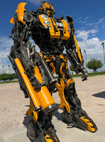 Bumblebee Inspired Recycled Metal Art Sculpture