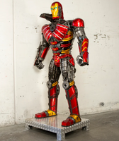 Iron Man Inspired Recycled Metal Art Sculpture