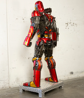 Iron Man Inspired Recycled Metal Art Sculpture