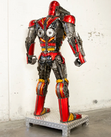 Iron Man Inspired Recycled Metal Art Sculpture