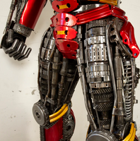 Iron Man Inspired Recycled Metal Art Sculpture