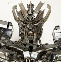 Megatron Inspired Recycled Metal Art Sculpture