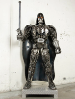 Darth Vader Inspired Recycled Metal Art Sculpture