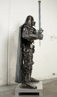 Darth Vader Inspired Recycled Metal Art Sculpture