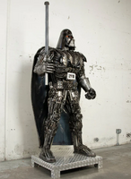 Darth Vader Inspired Recycled Metal Art Sculpture