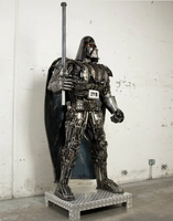 Darth Vader Inspired Recycled Metal Art Sculpture