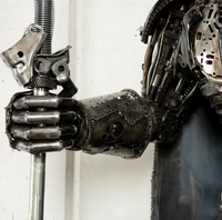 Darth Vader Inspired Recycled Metal Art Sculpture