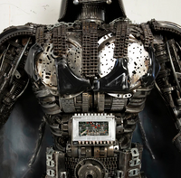 Darth Vader Inspired Recycled Metal Art Sculpture