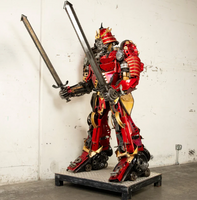 Samurai Recycled Metal Art Sculpture