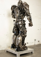 Lockdown Decepticon Inspired Recycled Metal Art Sculpture