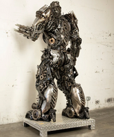 Lockdown Decepticon Inspired Recycled Metal Art Sculpture