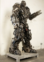 Lockdown Decepticon Inspired Recycled Metal Art Sculpture