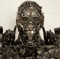 Lockdown Decepticon Inspired Recycled Metal Art Sculpture