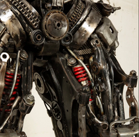 Lockdown Decepticon Inspired Recycled Metal Art Sculpture