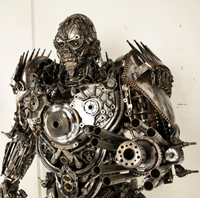 Lockdown Decepticon Inspired Recycled Metal Art Sculpture