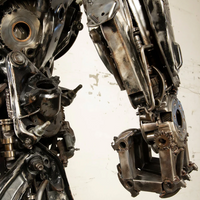 Lockdown Decepticon Inspired Recycled Metal Art Sculpture