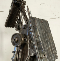 Droid Inspired Recycled Metal Sculpture