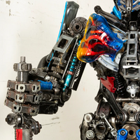 Optimus Prime Inspired Recycled Metal Art Sculpture